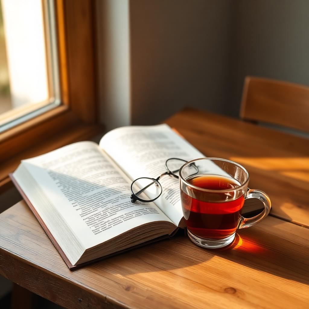 Offenes Buch mit Lesebrille — Wissen zur Altersvorsorge